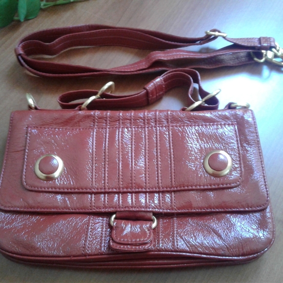 Red Patent Cynthia Rowley Bag - Picture 4 of 7